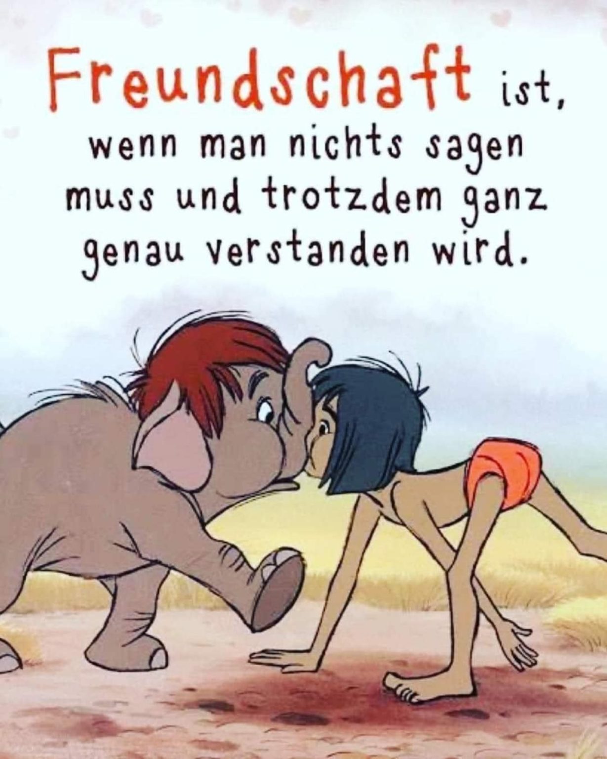 Freundschaft Ist Wenn Man Nichts Sagen Muss Und Trotzdem Ganz Genau