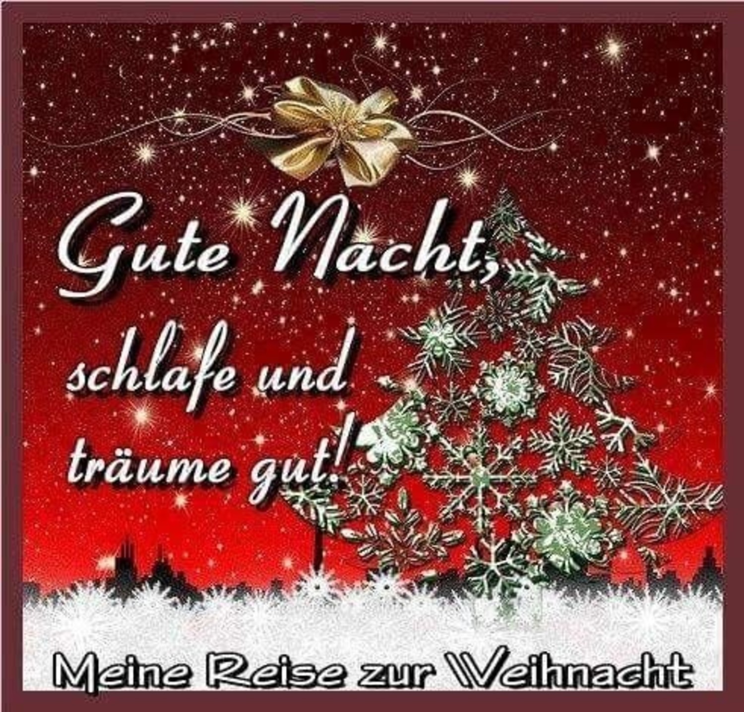 Bilder und Sprüche Gute Nacht Weihnachten 1000 - GBPicsBilder.com